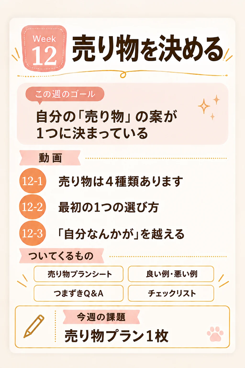 カリキュラム Week 12